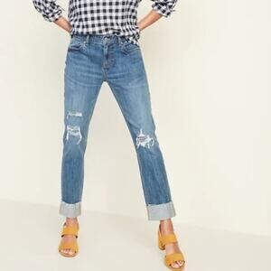 Old Navy Boyfriend Straight Jeans Sz 0